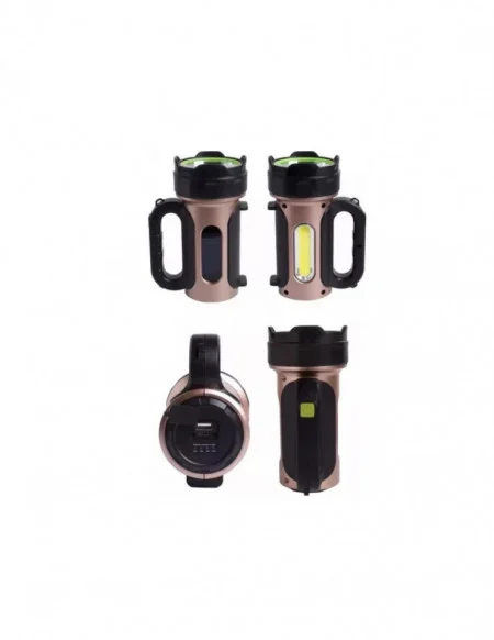 Lanterna portabila cu incarcare solara si USB, HEL-T93, 30W