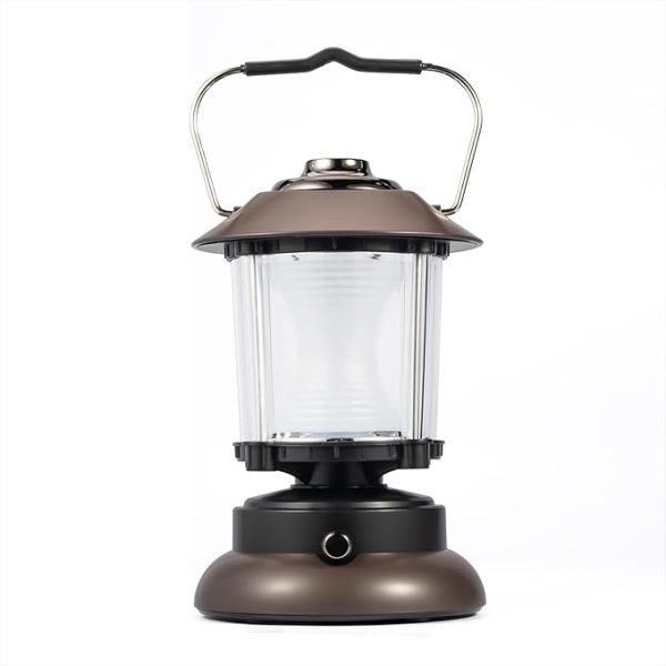 Lampa solara de camping 6603,TYPE-C Port + Mâner. Lumini de camping cu 2 moduri de luminozitate reglabilă rece/caldă pentru iluminat