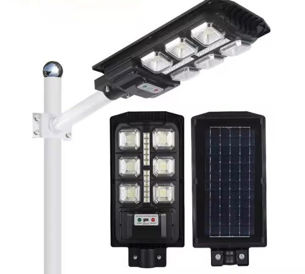 Lampa solara stradala LED 100W, senzor, telecomanda, IP65