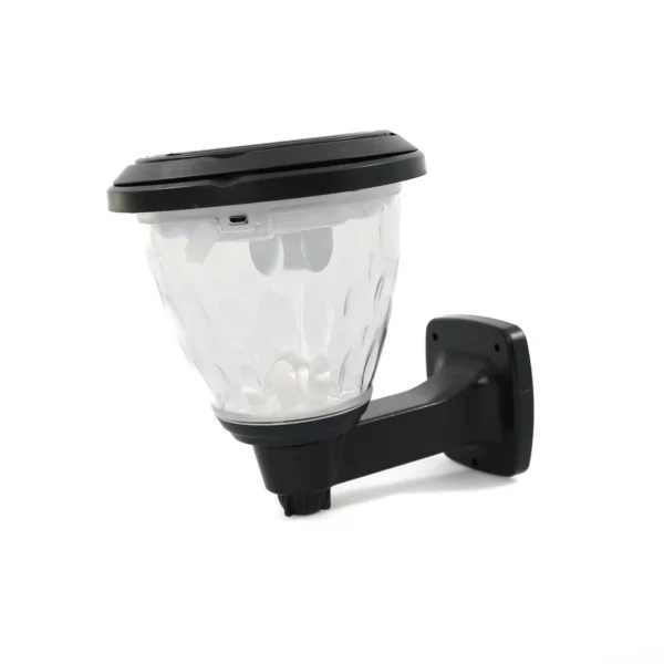 Lampa solara GDPLUS pentru gradina cu LED de perete, senzor de miscare