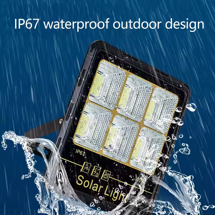 4-20 2 Proiector solar LED 300W, senzor , telecomanda, IP67, 546 LED-uri