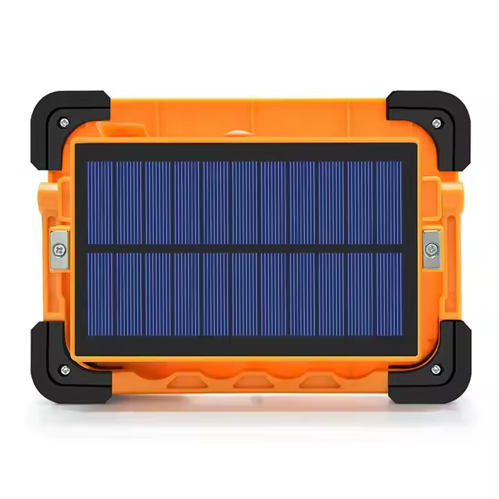 Lampa Solara Portabila, 11000mAh, Power Bank, 80W, 4 Acumulatori 18650 Integrati, incarcare telefon