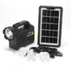 55.webp Kit Solar Portabil, Lanterna, 3 Becuri LED, Incarcare Telefon, USB