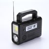 7-20 Kit Solar Portabil GDPlus, 3 Becuri, MP3, USB, Incarcator Telefon, Acumulator Reincarcabil
