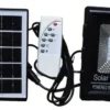 Proiector LED cu panou solar 25W, telecomanda
