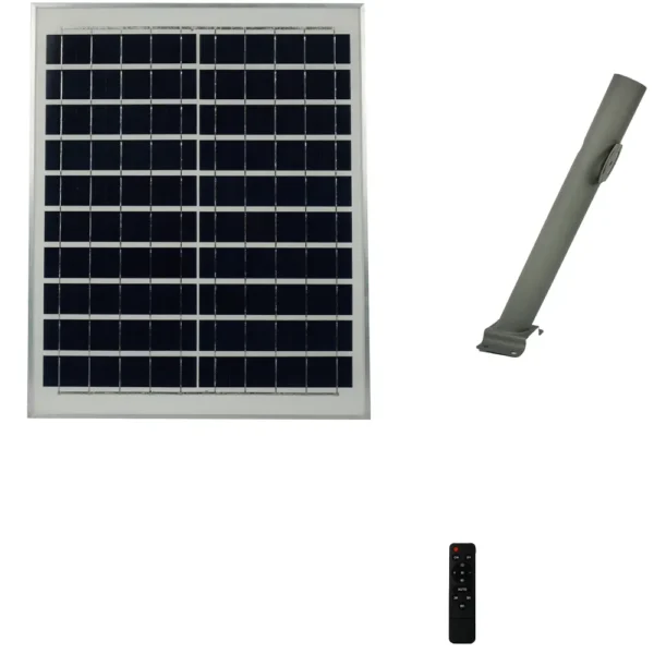 Lampa Solara Stradala LED 100W, telecomanda, suport inclus