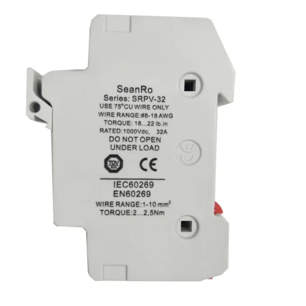 SEPARATOR MODULAR FUZIBILE FOTOVOLTAICE (10x38mm 1000V)
