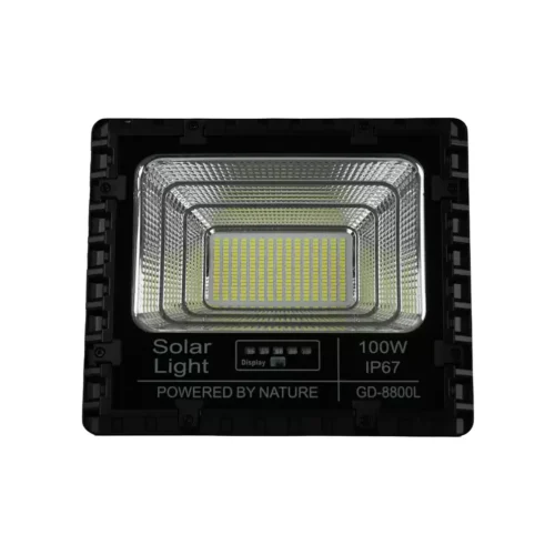 PROIECTOR-LED-SOLAR-100W-GD-8800L-1.webp Proiector Solar LED 100W cu Telecomanda