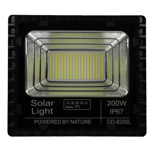 PROIECTOR-LED-SOLAR-200W-GD-8200L-1.webp Proiector Solar LED 200W cu Telecomanda