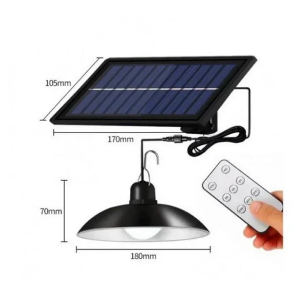 Lampa solara rotunda XF-707