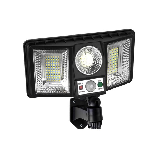 Proiector solar LED Vikaro 2400mAh 2W, senzor, telecomanda