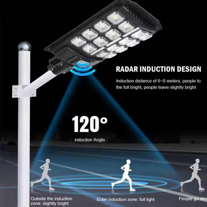 Lampa solara stradala LED 300W, senzor, telecomanda, IP65