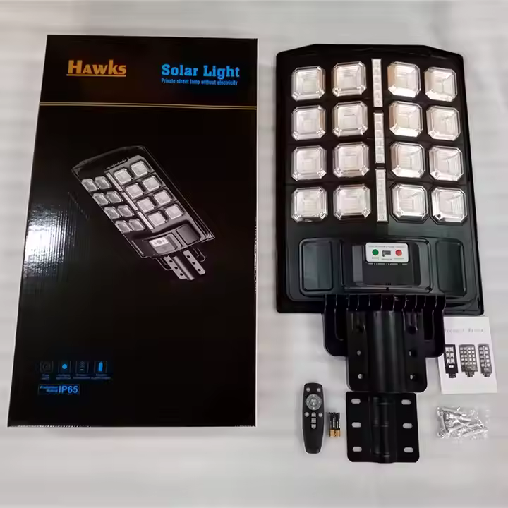 Lampa solara stradala LED 300W, senzor, telecomanda, IP65
