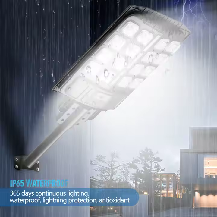 2-25 2 Lampa solara stradala LED 400W, senzor, telecomanda, IP65