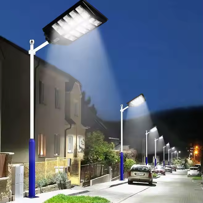 2-25 4 Lampa solara stradala LED 400W, senzor, telecomanda, IP65