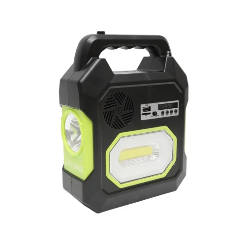 7-17 1 Kit solar portabil de iluminat GDSUPER GD-15, USB, Radio FM, 3 Becuri