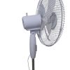 Ventilator cu picior, 40 W, ALB, diametru 40 cm, PACHET 4 BUCATI