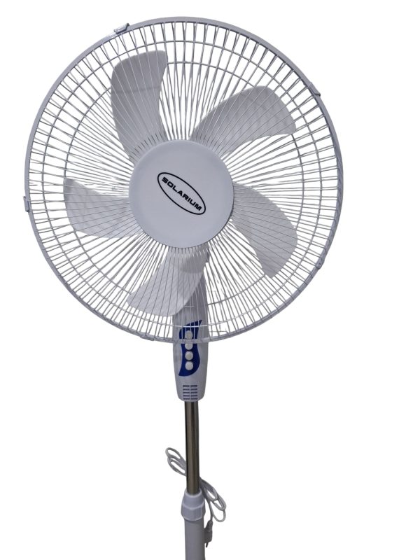 Ventilator cu picior, 40 W, ALB, diametru 40 cm, PACHET 4 BUCATI